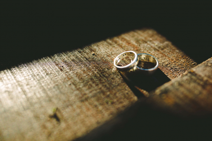 Wedding ring engraving