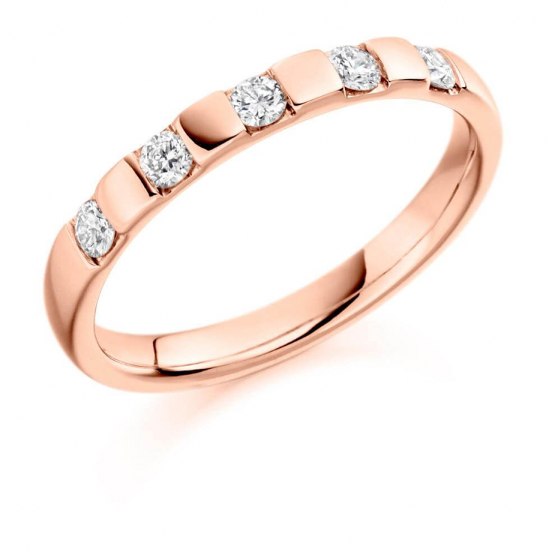 Ladies 18Ct Gold Wedding Rings
