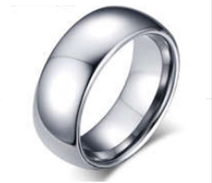 Plain Tungsten Wedding Ring