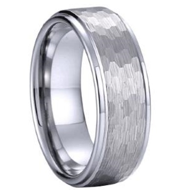 6mm wide Tungsten Mens Wedding Ring