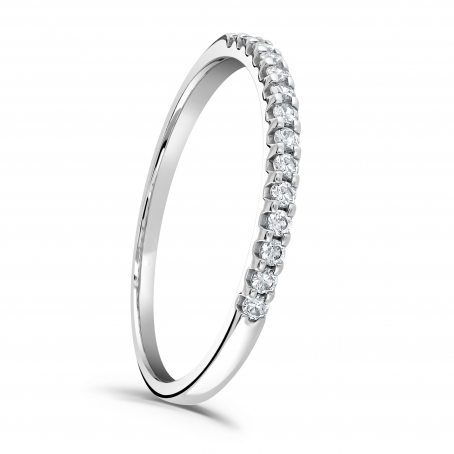 Delicate Diamond Set Wedding Ring