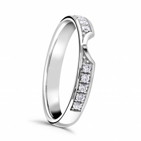 Diamond Cut to Fit Wedding Ring - Jericho