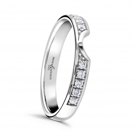 Diamond Cut to Fit Wedding Ring - Jericho