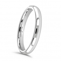 2.5mm Court Shape Wedding Ring