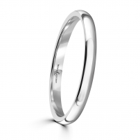 2mm Court Shape Wedding Ring
