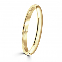 2mm Court Shape Wedding Ring