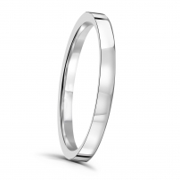 2mm Flat Top Court Wedding Ring