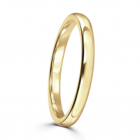 2mm Rounded Edge Plain Band