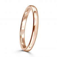 2mm Rounded Edge Plain Band
