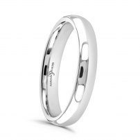 3.5mm Court Shape Wedding Ring