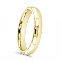 3.5mm Court Shape Wedding Ring