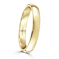 3mm Court Shape Wedding Ring