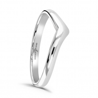 3mm Wishbone Style Wedding Ring
