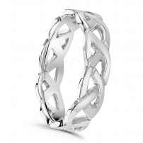 4mm Celtic Style Wedding Ring