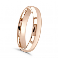 4mm Court Shape Wedding Ring