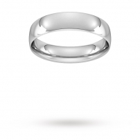 5mm Court Shaped Wedding Ring