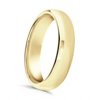 5mm Rounded Edge Plain Wedding Ring