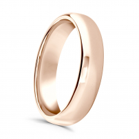 5mm Rounded Edge Plain Wedding Ring