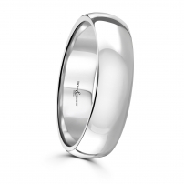 6mm Court Shape Wedding Ring