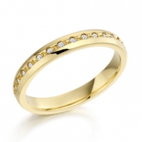 18ct Yellow Gold Diamond Wedding Ring