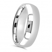 7mm Court Shape Wedding Ring