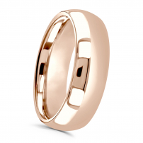 7mm Court Shape Wedding Ring