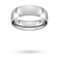 7mm Court Shaped Wedding Ring