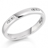 Platinum Diamond Set Wedding Ring