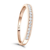 Beaded Diamond Set Wedding Ring - Everlee