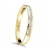 Brilliant Cut Diamond Set Wedding Ring - Xanadu