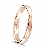 Cross Over Style Fitted Wedding Ring - Adorn