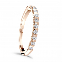 Diamond Bar Set Wedding Ring - Adoria