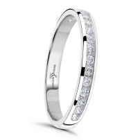 Diamond Brilliant Cut Wedding Ring