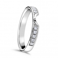 Diamond Cut to Fit Wedding Ring - Jericho