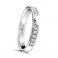 Diamond Cut to Fit Wedding Ring - Jericho