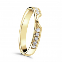 Diamond Cut to Fit Wedding Ring - Jericho