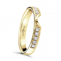 Diamond Cut to Fit Wedding Ring - Jericho