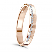 Diamond Set Ladies Wedding Ring