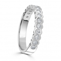 Ladies Diamond Set Wedding Eternity Ring