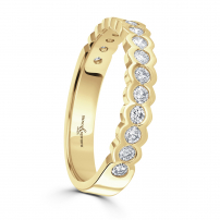 Ladies Diamond Set Wedding Eternity Ring