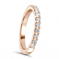 Ladies Diamond Set Wedding Ring Halona