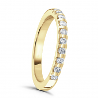 Ladies Diamond Set Wedding Ring Halona
