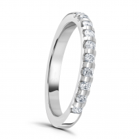 Ladies Diamond Set Wedding Ring Halona