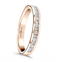 Ladies Diamond Wedding Ring - Charm