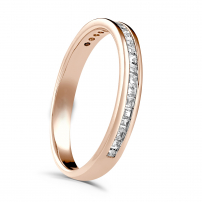 Palladium Diamond Set Wedding Ring