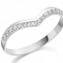 Platinum Diamond Set Wedding Ring