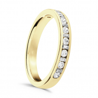 Rose Gold Brilliant and Baguette Cut Ring