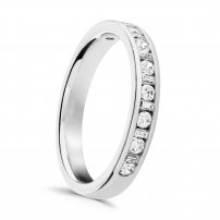 Rose Gold Brilliant and Baguette Cut Ring