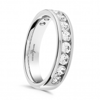 Rose Gold Diamond Set Wedding Ring
