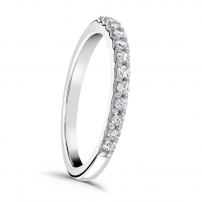 Shared Claw Diamond Wedding Eternity Ring - Harmony